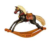 Hallmark Keepsake Christmas Ornament 2024, Rocking Horse Memories 2024, Gifts for Christmas Lovers