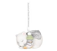 Hallmark Keepsake Christmas Ornament 2025, 25th Anniversary Snowball and Tuxedo, Porcelain, Gifts for Animal Lovers