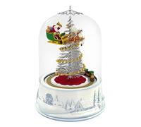 Hallmark Keepsake Christmas Ornament 2025, and to All a Good Night! Musical with Light and Motion, Santa Collectors Gifts