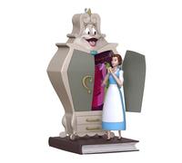 Hallmark Keepsake Christmas Ornament 2025, Disney Beauty and The Beast Belle with The Wardrobe, Gifts for Disney Fans
