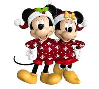 Hallmark Keepsake Christmas Ornament 2025, Disney Mickey and Minnie Sweater-Sharing Sweethearts, Gifts for Disney Fans
