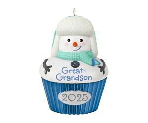 Hallmark Keepsake Christmas Ornament 2025, Great-Grandson Cupcake 2025