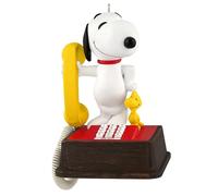 Hallmark Keepsake Christmas Ornament 2025, Peanuts 75th Anniversary Hello, Snoopy! with Sound, Gifts for Peanuts Fans