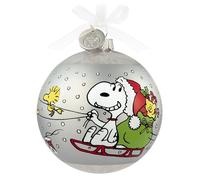 Hallmark Keepsake Christmas Ornament 2025, Peanuts 75th Anniversary Special Edition, Glass, Gifts for Peanuts Fans