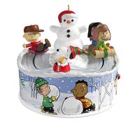 Hallmark Keepsake Christmas Ornament 2025, The Peanuts Gang Let's Go Sledding! Musical with Light and Motion, Gifts for Peanuts Fans