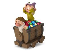 Hallmark Keepsake Christmas Ornament, Disney Snow White and The Seven Dwarfs Off We Go Musical with Light