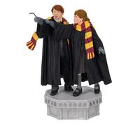 Hallmark Keepsake Christmas Ornament, Harry Potter and the Chamber of Secrets Collection Ron Weasley and Hermione Granger With Light and Sound, Gifts for Harry Potter Fans