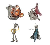 Hallmark Keepsake Christmas Ornaments 2023, Disney 100 Years of Wonder Pixar and Princesses, Set of 4, Gifts for Disney Fans
