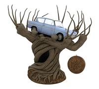 Hallmark Keepsake Christmas Tree Topper, Harry Potter and the Chamber of Secrets Collection Flying Ford Anglia in the Whomping Willow Tree With Light and Sound, Gifts for Harry Potter Fans