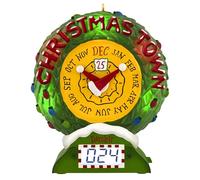 Hallmark Keepsake Disney Christmas Ornament, Tim Burton's The Nightmare Before Christmas Christmas Town Countdown Musical with Light and Motion, Gifts for Disney Fans