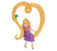 Hallmark Keepsake Disney Hanging Ornament - Tangled Rapunzel & Pascal Heart Design, Pink & Yellow