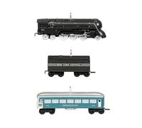 Hallmark Keepsake Mini Christmas Ornaments 2024, Lionel 221 Steam Locomotive and Tender With 2431 Observation Car, Set of 3, Gifts for Train Lovers