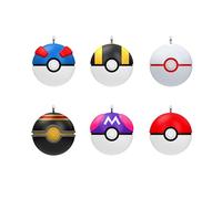 Hallmark Keepsake Mini Christmas Ornaments 2024, Pokémon Poké Balls, Set of 6, Gifts for Pokémon Fans