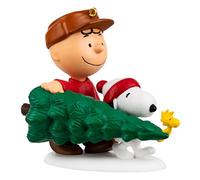 Hallmark Keepsake PEANUTS Hanging Ornament - Charlie Brown, SNOOPY & WOODSTOCK with Tree