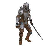 Hallmark Keepsake The Mandalorian Ornament - Mandalorian & Dark Saber Design, Brown & Grey