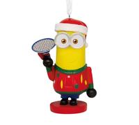 Hallmark Kevin the Minion Nutcracker Ornament, Yellow, Red | Durable Resin, Collectible Gift for Minions Fans, 8.2x5.7x4.4cm, Easy to Display
