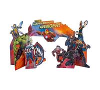 Hallmark Kids Birthday Card - 3D MARVEL Superheroes Design
