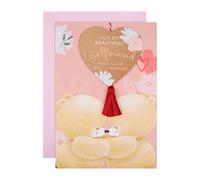 Hallmark Large Birthday Card for Girlfriend - Cute Forever Friends Keepsake Design, Multicoloured (ECM25515004)