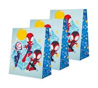 Hallmark Large Gift Bag, Pack of 3, Spiderman, Birthday, Christmas, Kids, Blue