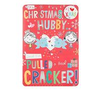 Hallmark Large Husband "With Badge" Christmas Card