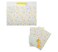 Hallmark Large New Baby Gift Bag - Cute Illustrated Design, Cute Animals Gift Bag