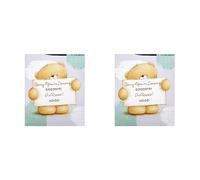 Hallmark Leaving Card - Cute Forever Friends Design (Pack of 2)