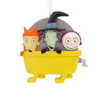Hallmark Lock, Shock & Barrel Hanging Christmas Ornament, Disney The Nightmare Before Christmas, Resin Tree Decoration