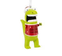 Hallmark Love Christmas This Much Dinosaur Christmas Ornament, Funny Gifts