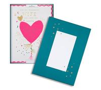 Hallmark Luxury Boxed Card for Wife - Traditional Graphic Heart Design, Birthday, Anniversary