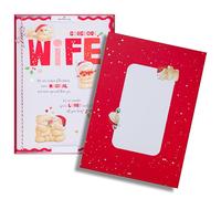 Hallmark Luxury Boxed Christmas Card for Wife - Cute Forever Friends Festive Romance Design