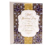 Hallmark Mahogany Religious Wedding Greeting Card (Written in Heaven)