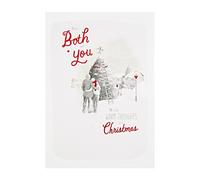 Hallmark Medium Both of You "Warm Thoughts" Christmas Card