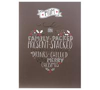 Hallmark Medium Christmas Mum Contemporary Card