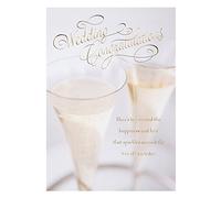Hallmark Medium Contemporary Gold Foil Wedding Card