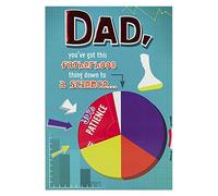 Hallmark Medium Father's Day Dad Humour Interactive Pie Chart Card