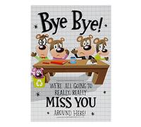 Hallmark Medium For Him Humour Emboss Effect Leaving Card