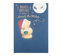 Hallmark Medium Forever Friends "Across The Miles" Christmas Card