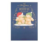 Hallmark Medium Forever Friends "from Both" Christmas Card