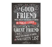Hallmark Medium Friend "Nice List" Christmas Card
