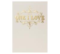 Hallmark Medium Love Contemporary Gold Foil Christmas Card