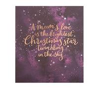 Hallmark Medium Mum "Brightest Star" Christmas Card