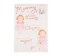 Hallmark Medium Mummy "from Your Little Princess" Christmas Card