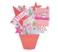 Hallmark Medium Pop Up Mum "Thanks" Christmas Card