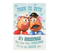 Hallmark Medium Toy Story "from Both" Christmas Card
