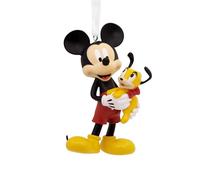 Hallmark Mickey Mouse and Pluto Ornament, Disney Tree Decoration, Disney Hanging Ornament, Hanging Ornament, Gifts for Christmas