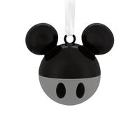 Hallmark Mickey Mouse Ears Premium Metal Ornament, Disney Tree Decoration, Disney Hanging Ornament, Christmas Hanging Ornament, Gifts for Christmas
