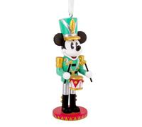 Hallmark Mickey Mouse Nutcracker Ornament, Tree Decoration, Disney, Collectible, Green, Black, White
