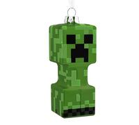 Hallmark Minecraft Creeper Christmas Ornament, Blown Glass