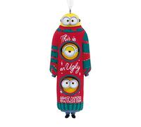 Hallmark Minions: The Rise of Gru, Bob, Kevin, and Stuart The Minions in Ugly Christmas Sweater Christmas Ornament