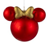 Hallmark Minnie Mouse Ears Glass Ornament, Tree Decoration, Disney, Red